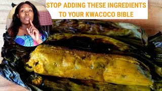 HOW TO COOK THE BEST KWACOCO BIBLE EVER.