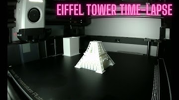 3D Printed Eiffel Tower Time-Lapse