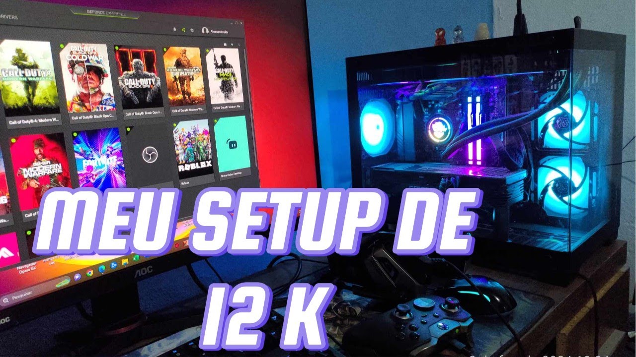 Como Montei meu Setup Gamer que roda jogos em 2K e 4K - YouTube