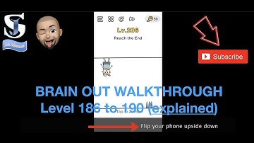 Brain Out    Can you pass it? Walkthrough Level 186 to 190 Solutions explained