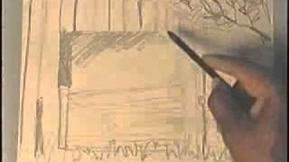 Quick Sketch A Barn Scene