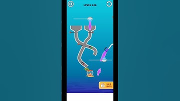 Water Puzzle Fish Rescue Pull The Pin Level 246 Gameplay WalkThrough Solution