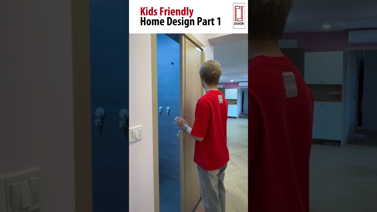 kids friendly Home Design Part 1 Bedroom door and Bathroom door