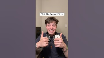 POV: The Backup Friend 😕