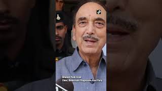 Former J&K CM Ghulam Nabi Azad reiterates demand for assembly polls