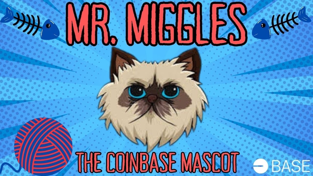 Mr. Miggles - The Coinbase Cat Mascot - YouTube