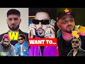 Badshah want to rap in king on raftaar  naezy reply on diss  krna divine  emiway tracks in