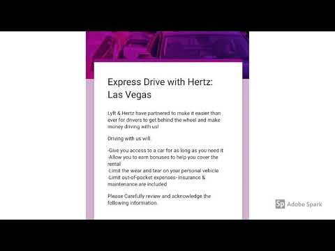Lyft Express Drive 2018 Hertz Rental: My First Month in Vegas and Earnings