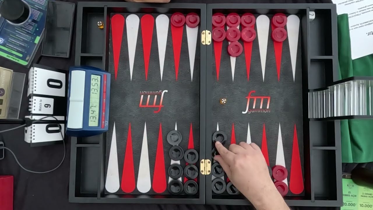 Cyprus Open 23rd - İbrahim Karaca (Black) - Mustafa Karadeniz (Red)