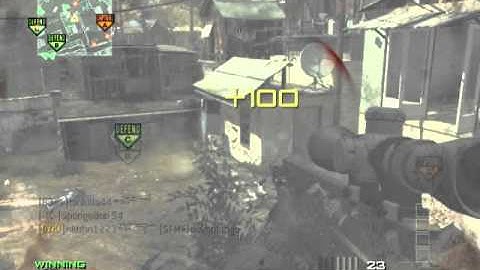 MW3 Triple kills with the MSR.