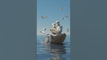 Robots in Love on the Sea 🌊🤖 | AI Generated Realistic Short Video