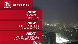 LIVE LOOK: current weather radar as winter storm passes through the area
