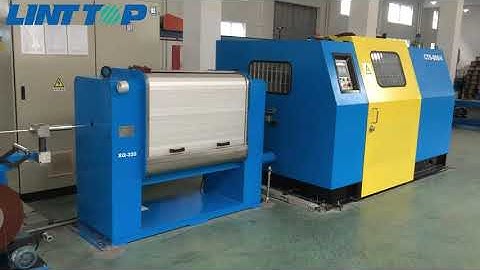 LT 800 single twist  cabling line #linttop #lancable #cat6a #cablemachine #turnkeyproject