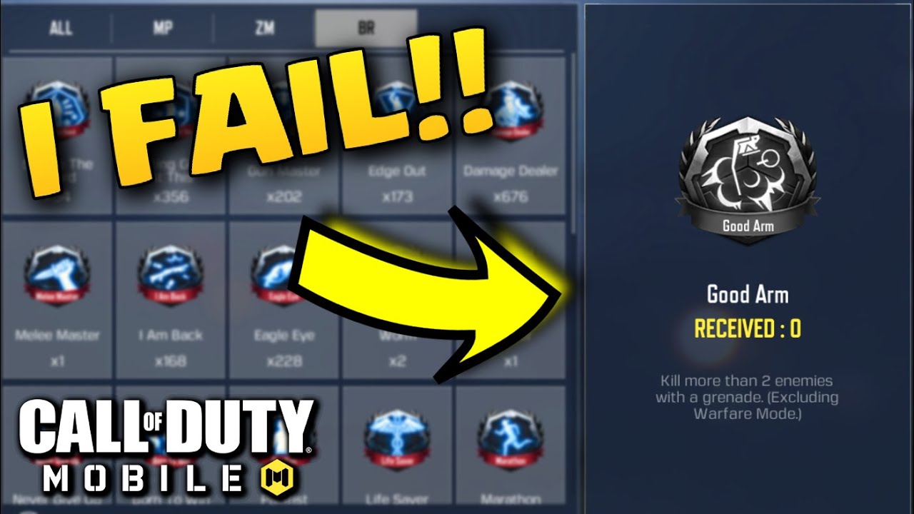 ALL the MEDALS Challenge in Call of Duty Mobile Battle Royale! - YouTube