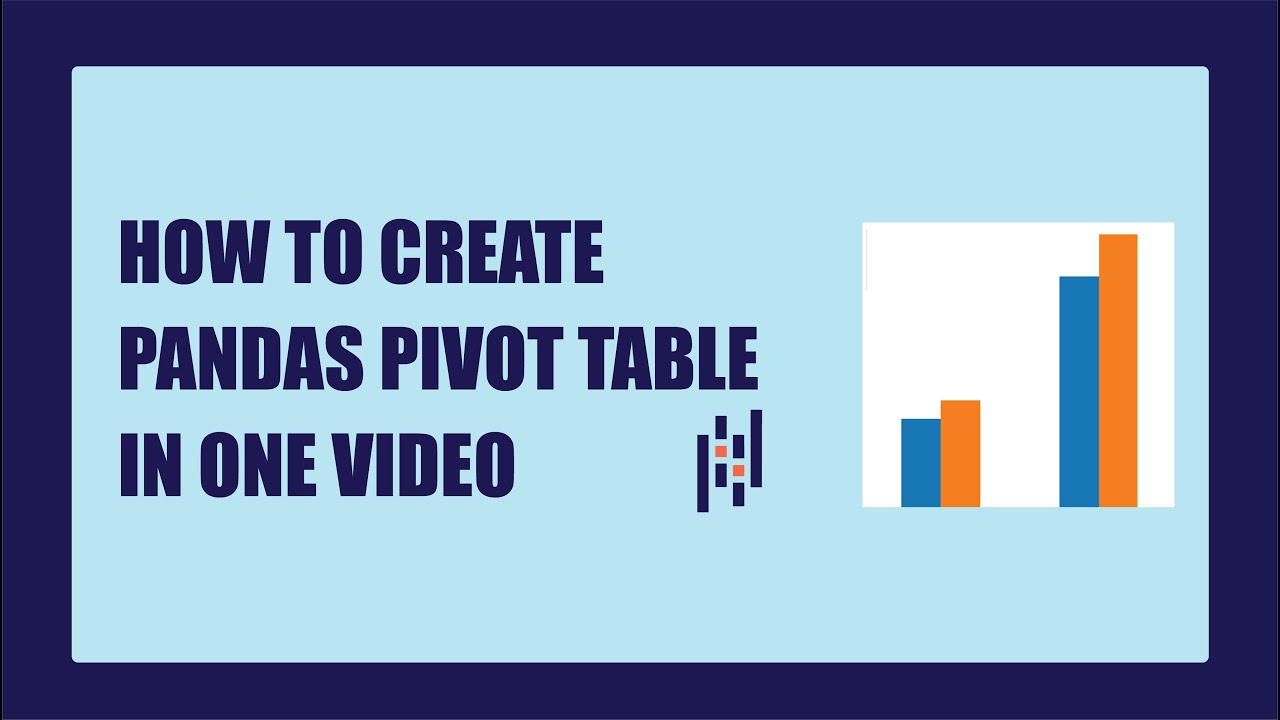 How to Create Pandas Pivot Table in one Video - YouTube