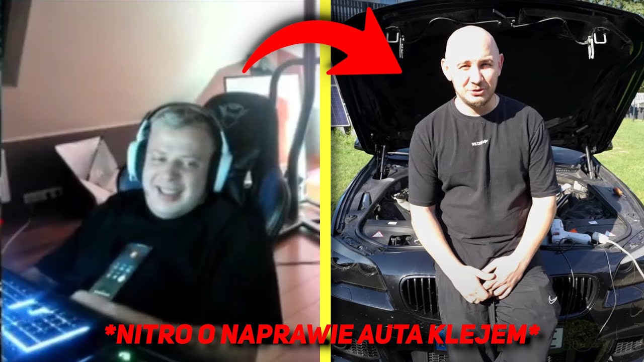 NITRO O NAPRAWIE AUTA KLEJEM NA GORĄCO PRZEZ JASIA *powiedział o wszystkim Martynie*