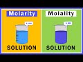What is molarity and molality class 11  what is molality and example  calculate molality