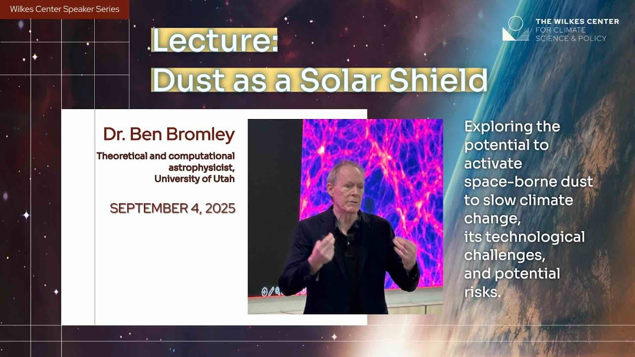 Ben Bromley: Dust as a Solar Shield