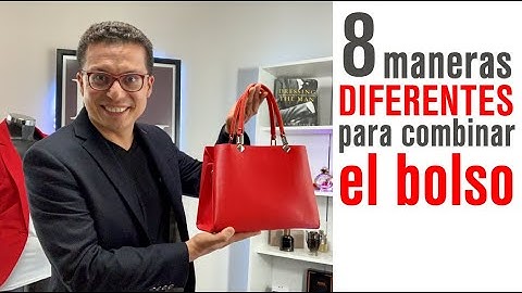 😍 8 maneras DIFERENTES para combinar con ESTILO el 👜 BOLSO o CARTERA
