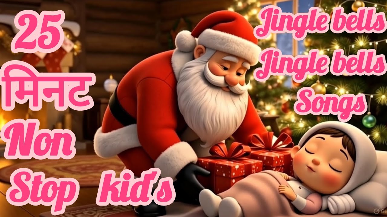 Jingle bells jingle bells 🎅 | 25 मिनट Non stop Kid's Song | Nursery Rhymes Video | 26 Dec 2025🎅🎅 |