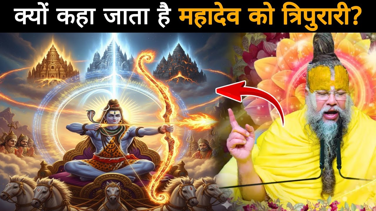 क्यों कहा जाता है महादेव को त्रिपुरारी?कैसे शिवजी ने एक ही बाण से तीनों पुर जला दिए?