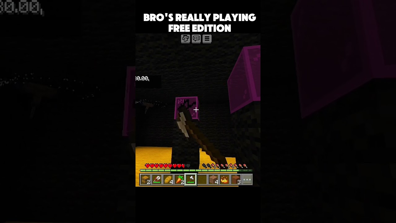 Minecraft Free Edition SpeedRun World Record (55.01s) 