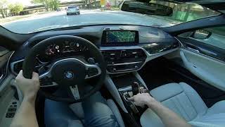 BMW 530e G30 2018 (Plug-in Hybrid) - POV Driving / Driving in Various Modes