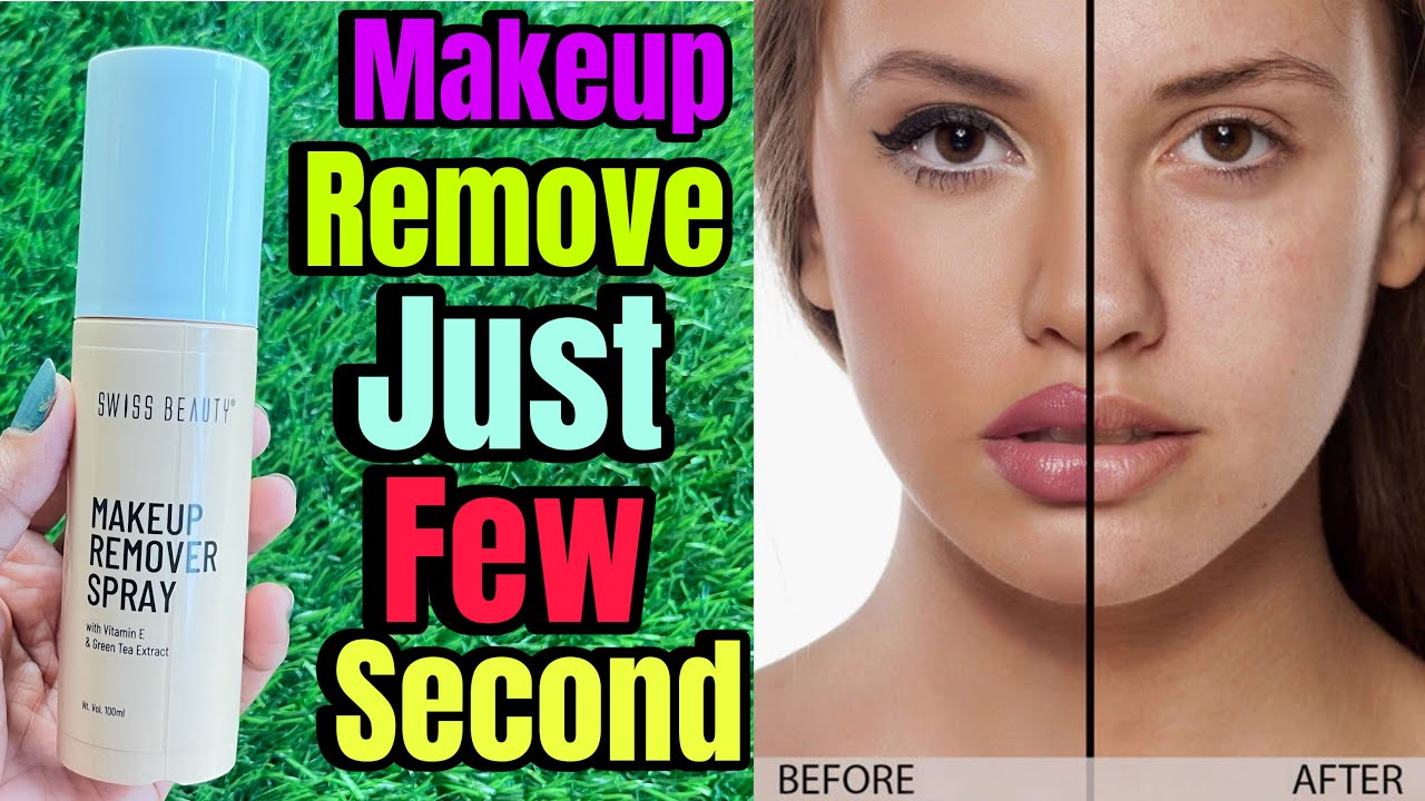 Swiss beauty makeup remover spray deeply cleanses dirt & waterproof makeup just few seconds