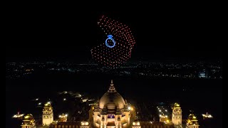Jodhpur Wedding 400 Drone Show | Umaid Bhawan Palace | BotLab Dynamics