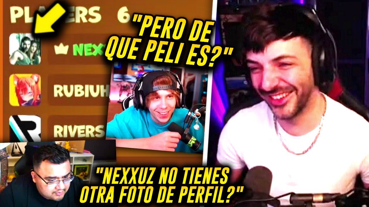 ELDED y RUBIUS le preguntan a NEXXUZ de qué es su FOTO DE PERFIL 😆