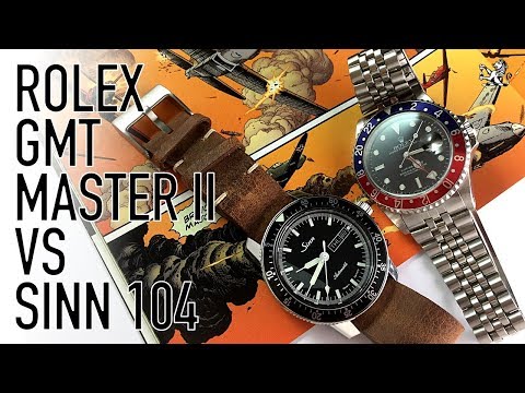 Pilot Watch Duel - Sinn 104 Vs Rolex GMT Master II - The Best Under $1500 Compared To A Luxury Icon
