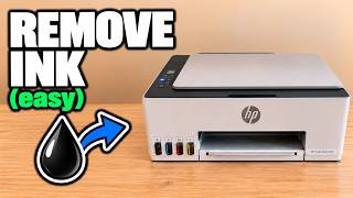How to Remove Ink from HP Smart Tank Printer (5100, 5000, 580)