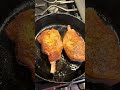 Pork chops on the cast iron