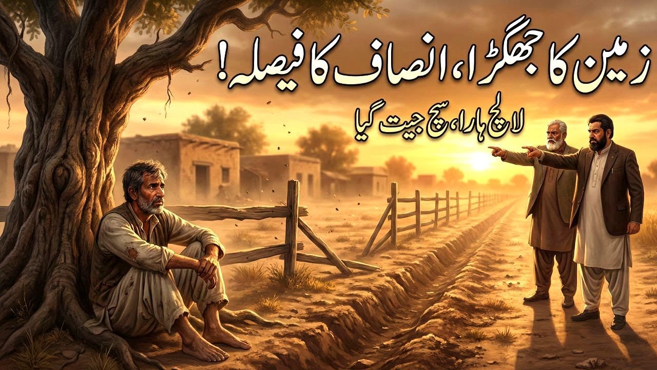 Zameen Ka Jhagda, Insaf Ka Faisla | Lalach vs Sachai | Emotional Moral Story About Justice & Truth