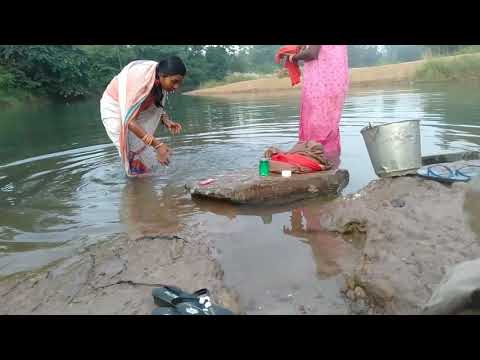 Village K Desi Bath ! Nadi Me Nahana ! Subha Village Life