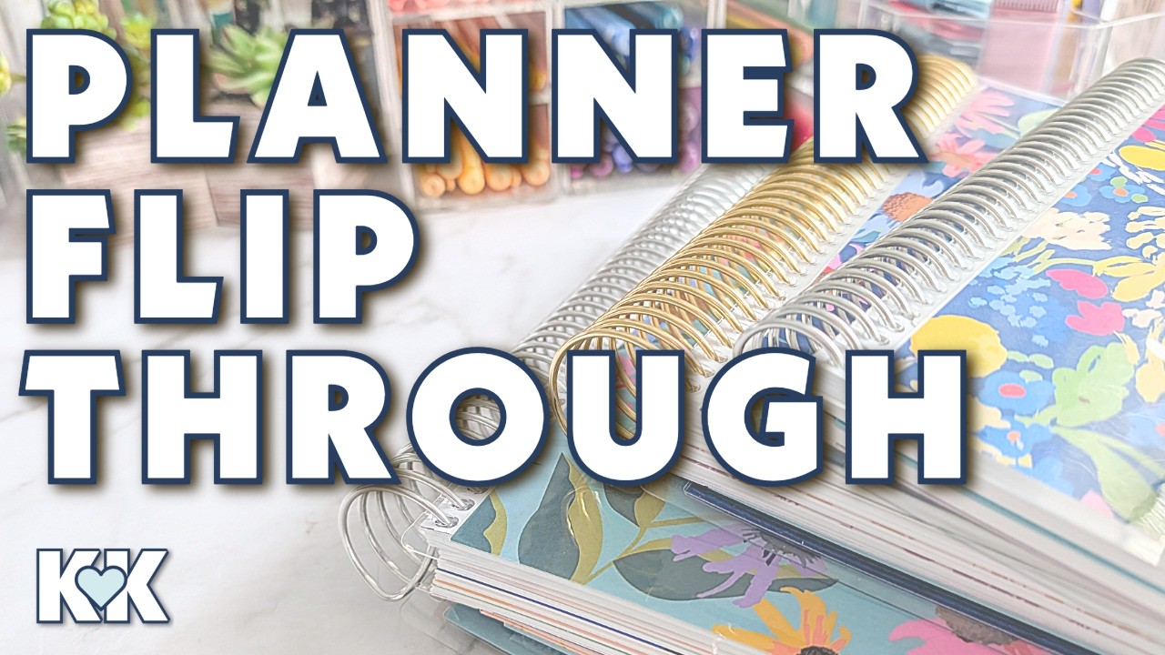 Erin Condren Functional Planner Flip Through March 2026 How I Used My ...