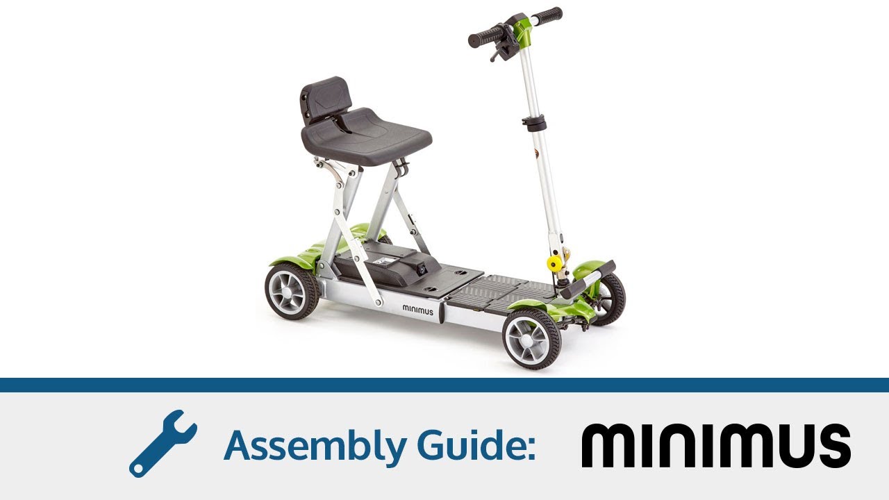 Minimus Folding Mobility Scooter Assembly Guide YouTube