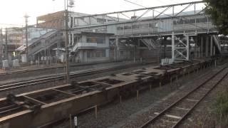 86レ EF66 119 JFEスチールコンテナ3個積載 西明石付近 2014年1月12日
