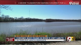Coroner: Body found in Scioto River is Joey LaBute