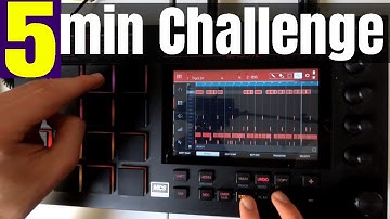 Akai Mpc Live Beat Making - 5 Minute Challenge!