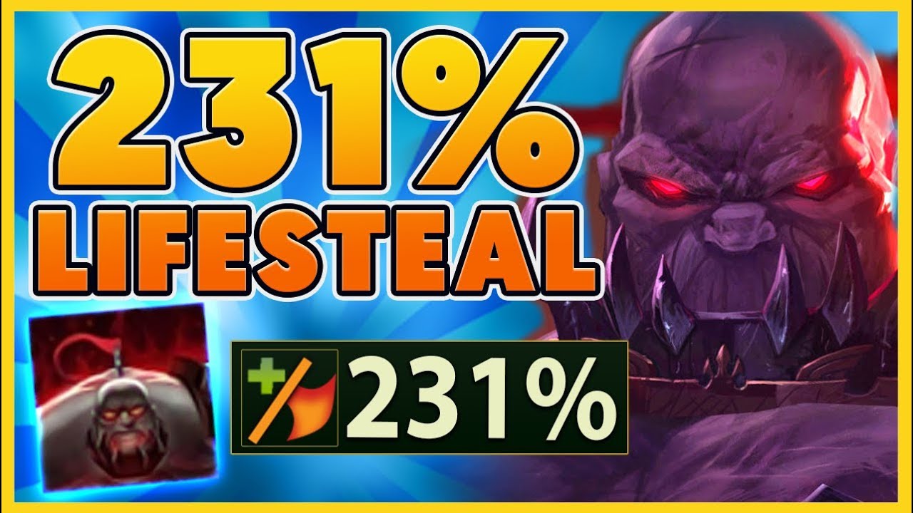*231% LIFESTEAL* PERMANENTLY DEAD SION (DIE TO WIN) - BunnyFuFuu