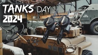 A massive hangar filled with MILITARY MACHINES for our 'Tanks Day' event!
