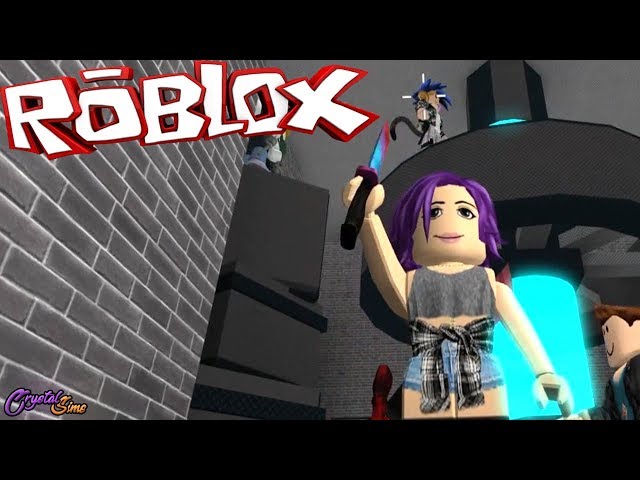 Lanzamientos De Cuchillos Murder Mystery Roblox Crystalsims Youtube - cuando intentas salvar a tu companera flee the facility roblox