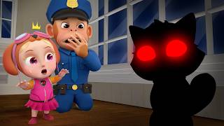 monster behind door monster police educational kids song