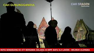 WAYANG KULIT DALAM RANGKA HUT KOTA SEMARANG KE 477 DALANG KI MPP. BAYU AJI LAKON : BRUBUH ALENGKA