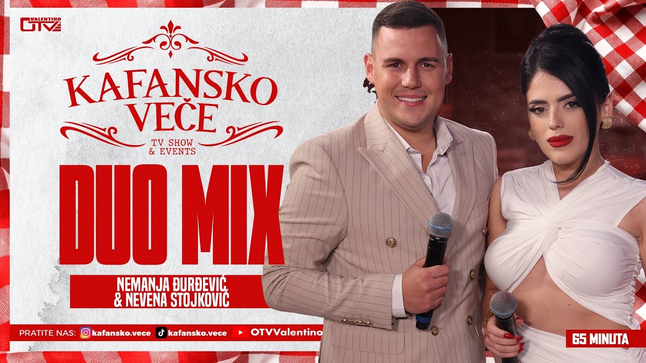 NEMANJA DJURDJEVIC & NEVENA STOJKOVIC - KAFANSKI DUO MIX 63MIN | UZIVO | ORK. PRINCEVI I S.TOPALOVIC