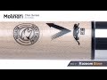 Molinari Sung Won Choi Carom Billiard Cue Video Demonstration