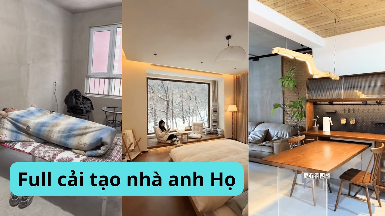 Full trọn bộ cải tạo nhà anh họ, 36 tuổi mới bắt đầu có nhà riêng