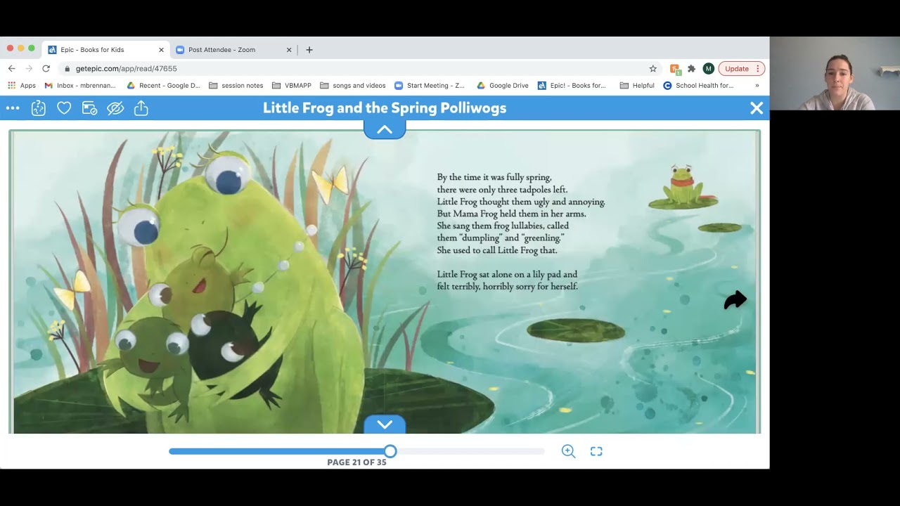 Little Frog and the Spring Polliwogs Read Aloud - YouTube