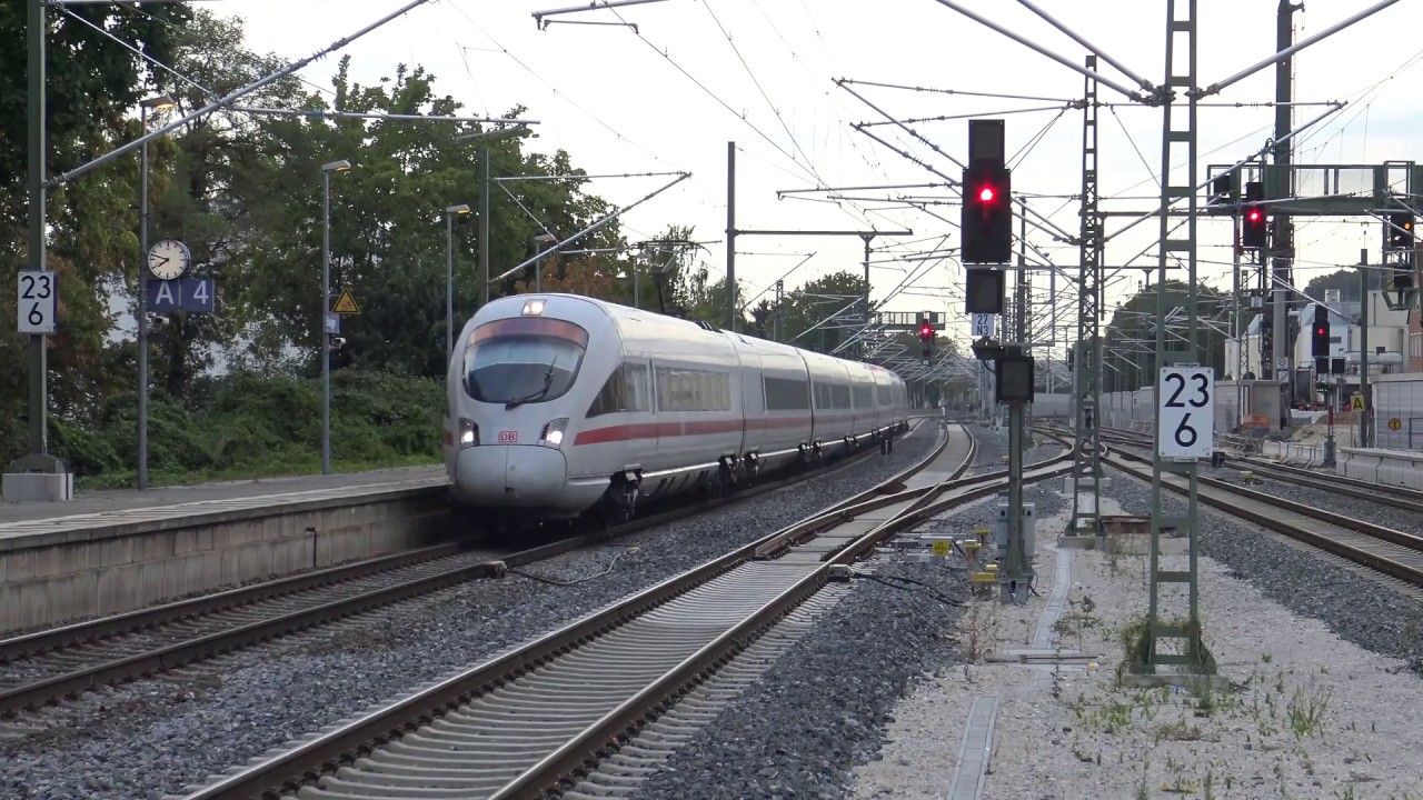 Züge in Erlangen am 01.09.2018